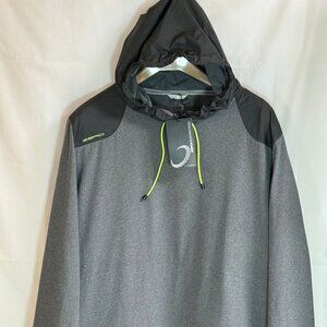 NWT Zero Restriction The Champion Men's Hooded Long Sleeves Pullover - Grey -XXL